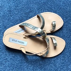 Steve Madden Gold Sandals